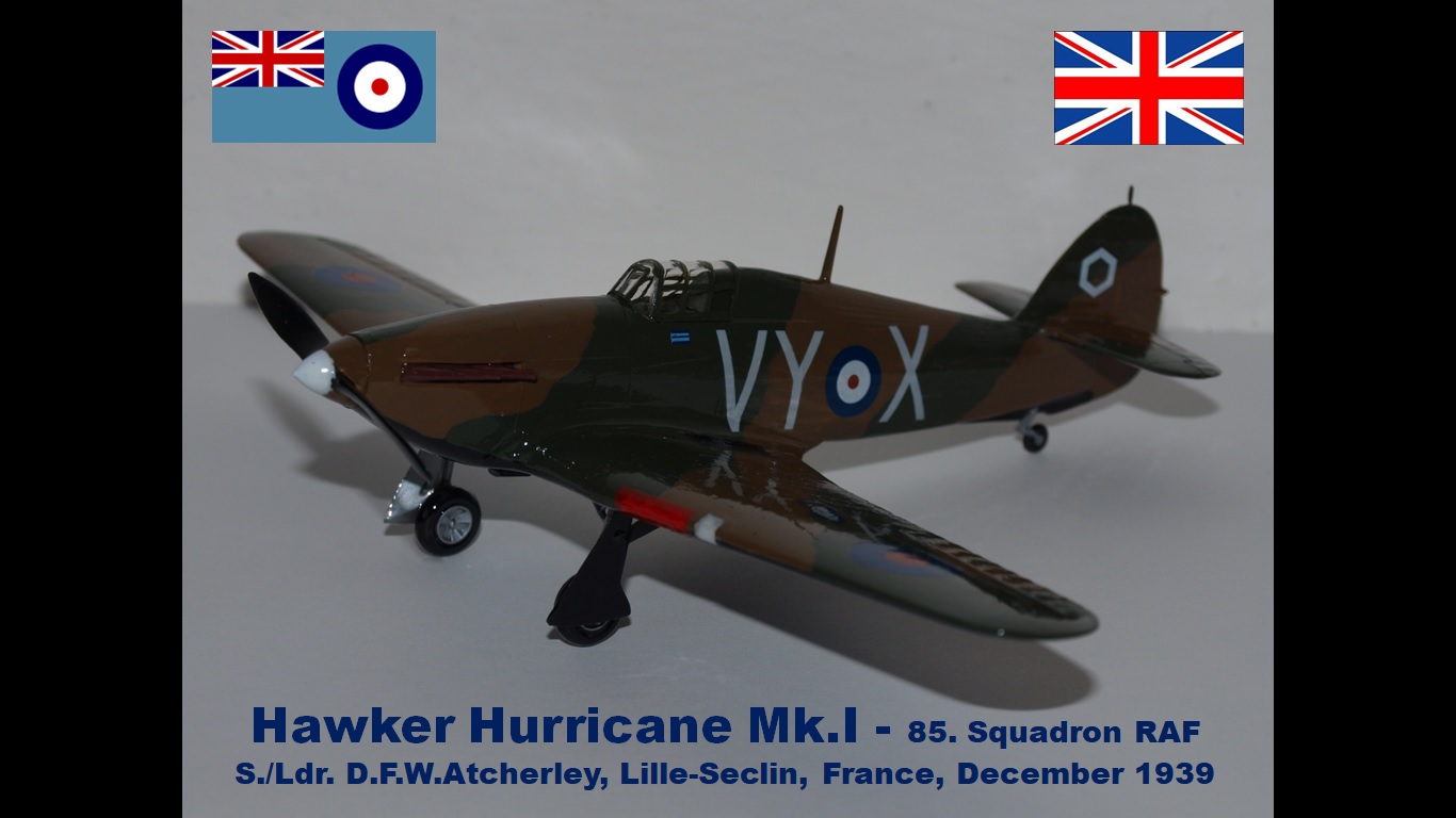 972 Hurricane Mk.I VY-X 85.Sqn